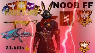 21 kills 💪 BR RANK NOOB FF GAMER new freefire gaming viralvideo ffviral [upl. by Shoemaker]