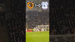 MAULED BY THE TIGERS 🔥🐯 football hullcity cardiffcity mauledbythetigers [upl. by Lohrman]