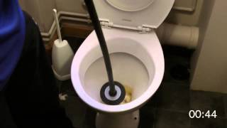 Unblock a toilet in 60 seconds DALROD [upl. by Midas]