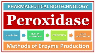 PEROXIDASE ENZYME  ROLE amp FUNCTION  PRODUCTION  ISOLATION  MICROBIAL ENZYME  APPLICATION [upl. by Ladew]