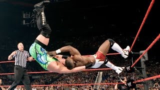 Shelton Benjamin shows his freakish athleticism against Rob Van Dam Backlash 2006 [upl. by Seiuqram]