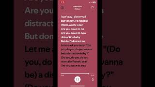 Distraction • Kehlani spotify lyrics artist fyp [upl. by Bonne]