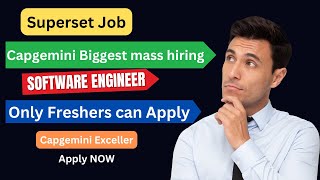 Capgemini New Superset Mass Hiring  Off Campus Drive 202320242025 Batch  Apply ASAP [upl. by Lilah]