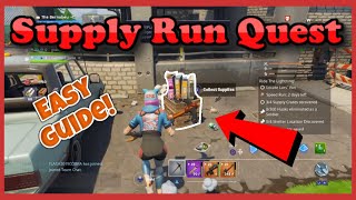 Recover 4 Supply Crates  Supply Run Main Quest Fortnite Save The World [upl. by Idnahk]