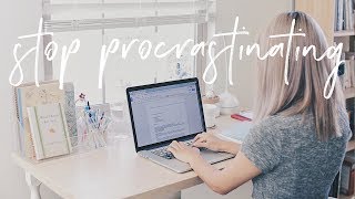 How to Stop Procrastinating amp Get Work Done  Productivity Tips amp Hacks [upl. by Nyliuqcaj]