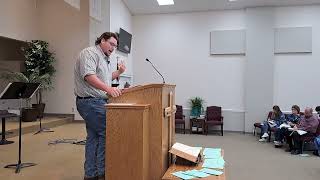 Brooklet First Baptist Church Sunday Evening Service  1062024  Brother Laine Wells [upl. by Pammi]