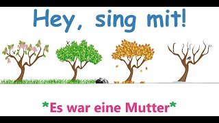 🎵🤍🌱🌸🥵😎🍂🍁 👀quotEs war eine Mutterquot  Kinder u Volkslieder  Liedtext Notenlink ↓InfoBoxquot [upl. by Ittocs]