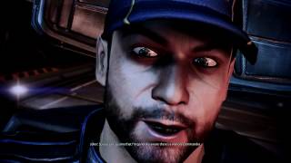 Mass Effect 3  Shepard Mark Meer gets mad at Joker over Thessia joke [upl. by Ecneitap]