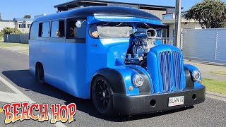 All the Vehicles of Beach Hop 2023  Classics Muscle Cars amp Trucks  MUST SEE [upl. by Suiramaj776]