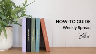 Curation 2023 Diary How to  Weekly Spread [upl. by Ennayt823]