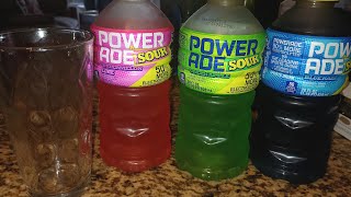 mixing up all the sour Powerade drinks sheeshhh🔥 [upl. by Marolda]