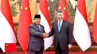 习近平同印尼当选总统会谈；李强会见法国外长Xi talks with Indonesian President PM Li meets with French Foreign Minister [upl. by Enneirb]