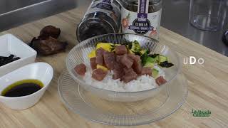 RECETA REAL FOOD  Poke Bowl con Cebolla Negra [upl. by Gabriellia]