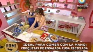 Recetas económicas y riquísimas Croquetas de ensalada rusa recicladamovmov [upl. by Gurevich839]