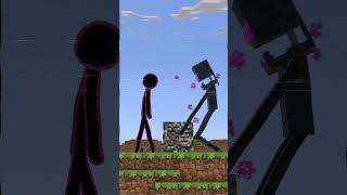 Testing the Limits of Enderman Stickman Animation minecraft animation [upl. by Hetty]