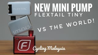 FLEXTAIL Tiny Bike Pump vs Fumpa Mini vs Cycplus Mini Bike pump Review and battle of the mini pump [upl. by Silvia]