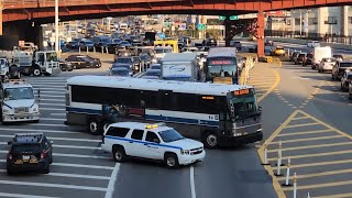 MTA BusNYCT Queens Midtown Tunnel Express Bus Action 1 [upl. by Hazard]