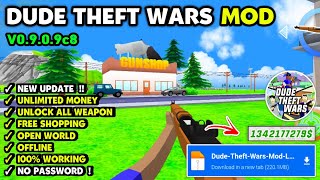 Dude Theft Wars Mod Apk v0909c8  Unlimited Money amp Unlock All [upl. by Holtorf]