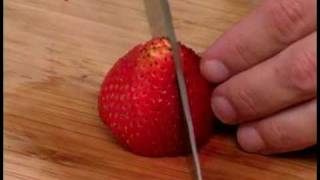 Cooking Tips  How to Chop Strawberries [upl. by Sellers]