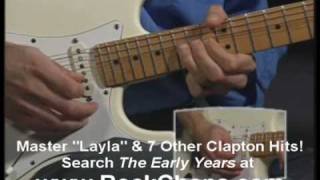 Eric Clapton Tabs Layla Video Guitar Lesson [upl. by Sterner]