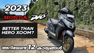 ഇനിയും വാങ്ങണോ 2023 Honda Dio Detailed Review in Malayalam  Is It Better Than Hero XOOM hondadio [upl. by Sutton]