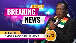 Mnangagwa EMBARRASED In Namibia  Chamisa  SADC [upl. by Mcclees]