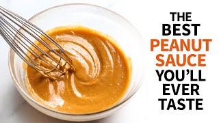 The Best Peanut Sauce Ever [upl. by Stan231]