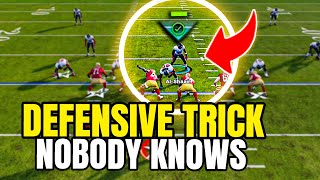 The Defensive Trick NO ONE Knows in Madden 25 [upl. by Eetsim]