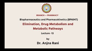 Biopharmaceutics and Pharmacokinetics  AKTU Digital Education [upl. by Whit]