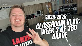 The Third Week of 3rd Grade  Classroom Vlog [upl. by Krucik]