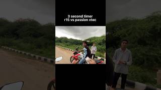 3 second timer r15 vs passion xtec shorts viralvideos trending [upl. by Ayot]