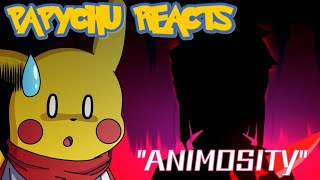 PAPYCHU REACTS TO GLITCHTALE S2 EP8 quotANIMOSITYquot [upl. by Ahsiret]