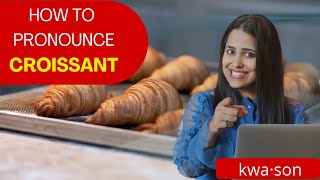 How to Pronounce quotCroissantquot correctly  Croissant Pronunciation  Learn with Lets Lead  Word 25 [upl. by Aztilay287]