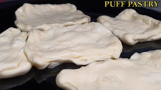 ഈസിയായി Puff Pastry Sheets😍 Puff Pastry Sheet Easy Malayalam [upl. by Alyakcim]