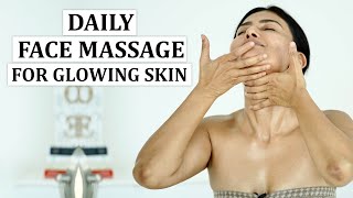 Daily Face Massage For Glowing Skin [upl. by Johnson]