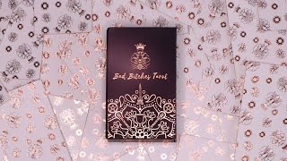 Bad Bitches Tarot Unboxing and Walkthrough  MY NEW DECK [upl. by Nylek]