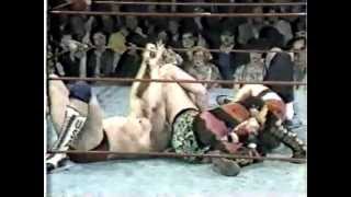 Portland Wrestling Jessie Barr vs Chris Colt 80s PNW [upl. by Zolly]