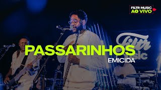 Emicida  Passarinhos Filtr Ao Vivo [upl. by Icak]