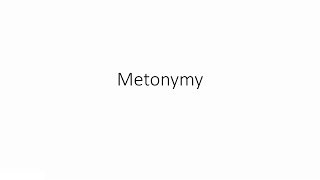 Metonymy [upl. by Mckee]