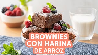 Brownie con Harina de Arroz  Kiwilimón [upl. by Carson]