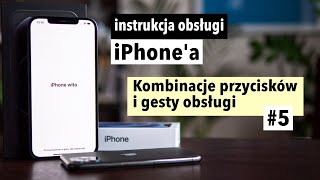 instrukcja iPhone 5  Kombinacje przyciskówi gesty obsługi [upl. by Levina112]