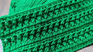 SUPER EASY Crochet Pattern for beginners Crochet stitch for baby blanket amp bag [upl. by Isborne]