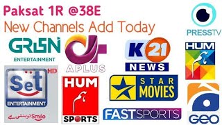 Paksat 38E Latest UpdateNew Channel Add NowPTV Network New Channel on 4 Feet Dish [upl. by Brighton]