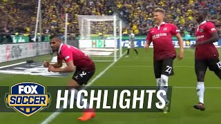 Hannover 96 vs Borussia Dortmund  201718 Bundesliga Highlights [upl. by Asikal750]