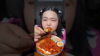 mukbang Samyang pedesasmr mukbang food shortvideo [upl. by Nonahs]