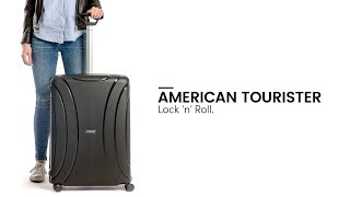 American Tourister Lock N Roll  Bagageonline [upl. by Anelliw272]