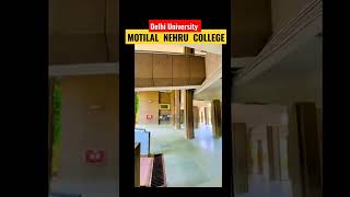 Motilal Nehru College 👨‍🎓 Cuet Best⬆️ college  South campus Delhi University [upl. by Iliram]