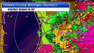 Ottawa County MI Skywarn  Severe Weather Threat  62021 [upl. by Ial664]