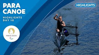 🛶 Para Canoe Highlights  Day 10  Paris 2024 Paralympic Games [upl. by Malarkey334]