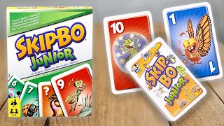 SKIP BO JUNIOR  Spielregeln TV Spielanleitung Deutsch  MATTEL GAMES SKIPBO SKIPBO SKIPBO [upl. by Eluj843]